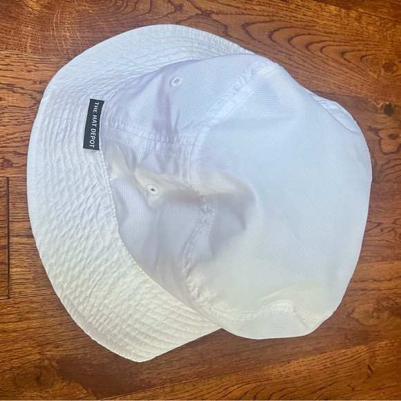 White Bucket Hat - Picture 2 of 3